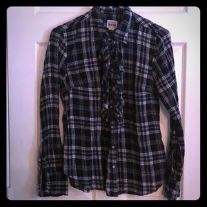 Converse Plaid button up